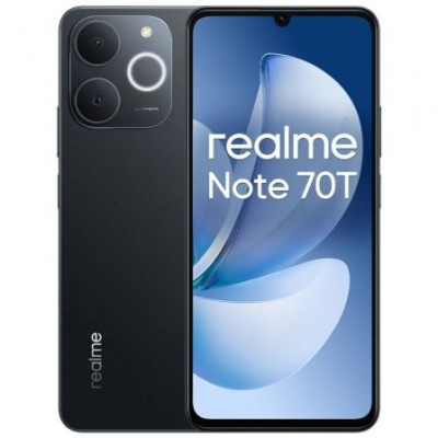 Smartphone Realme Note 70T 4GB/ 128GB/ 6.74/ Negro Obsidiana