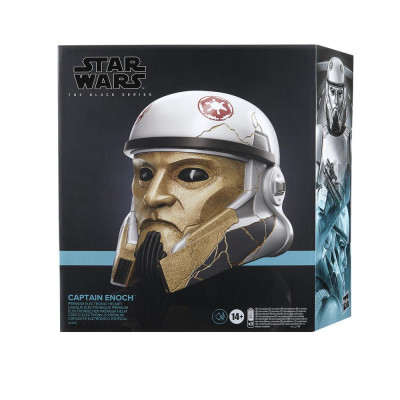 Replica casco electrónico hasbro star wars the bllack series captain enoch