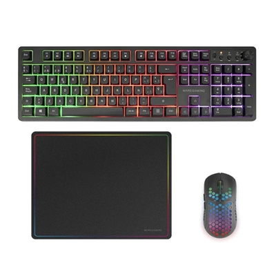 Kit Mars Gaming 3 en 1 MCPWX Negro