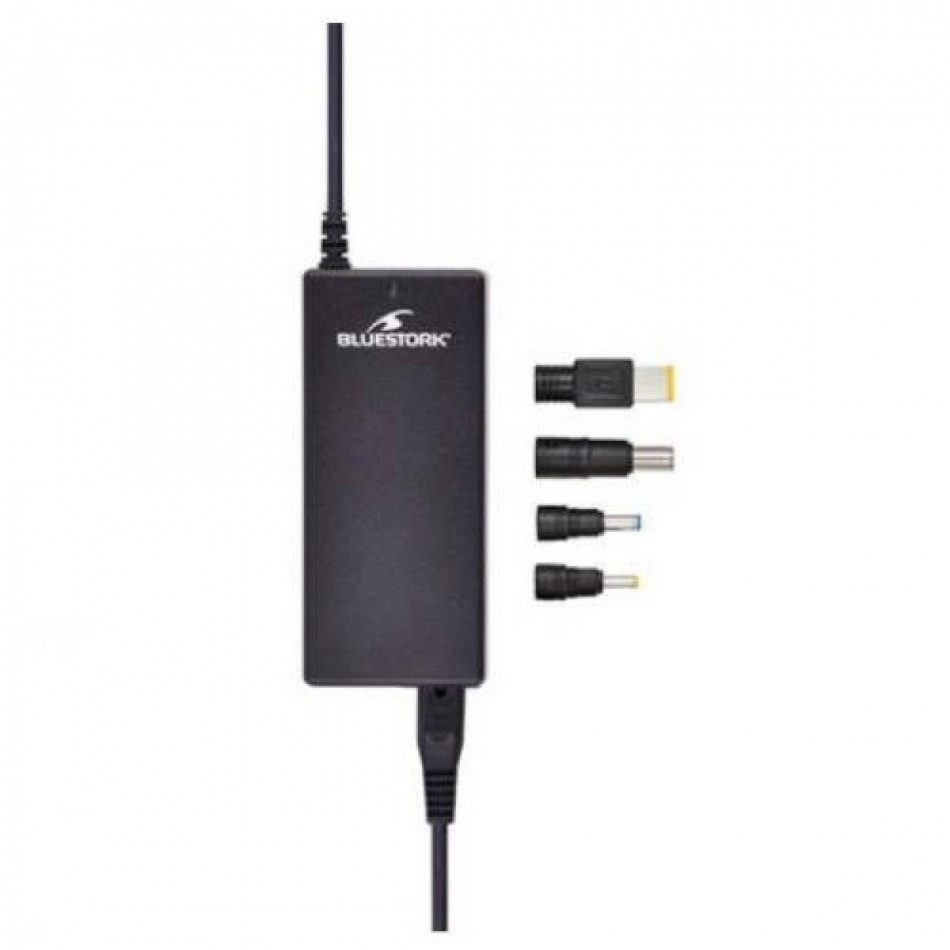 BLUESTORK / CABLE DE ALIMENTACIÓN 90W PARA LENOVO / 4  SALIDAS INCLUIDAS / PW-NB-90