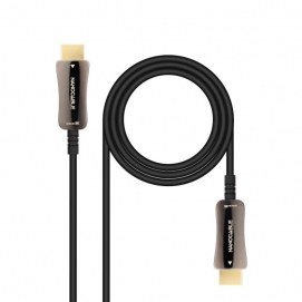 Cable HDMI Nanocable, V2.1, AOC, 8K@60Hz, 15 metros