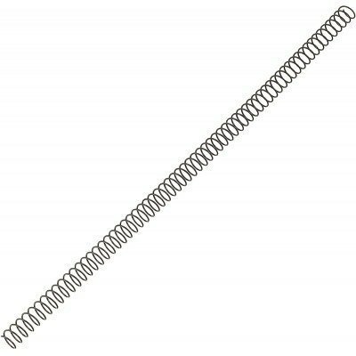 Fellowes Pack de 100 Espirales Metalicas 18mm - Hasta 140 Paginas - Color Negro