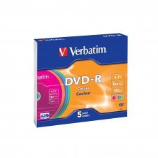 DVD-R VERBATIM 5 UNIDADES 4.7GB 16x 43557