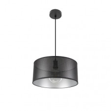 Colgante Anastasia 1xe27 Negro/negro-plata Regx40x40 Cm