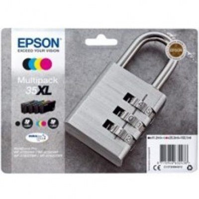 Multipack tinta epson c13t35964010 multicolor xl - 2600 paginas negro - 1900 paginas cian - 1900 paginas magenta - 1900 paginas amarillo - candado