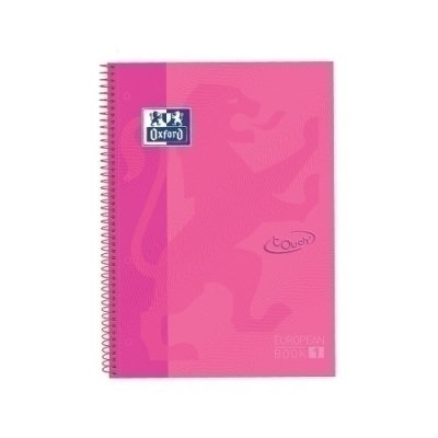 BLOCK OXF. EU.BOOK 1 A4 80h CD.5 FUCSIA - Pack de 5 unidades