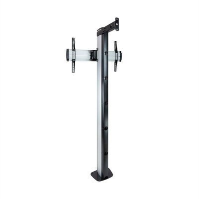 Tooq Soporte suelo THE TOWER de aluminio con anclaje fijo para pantallas 37-70