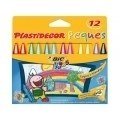 Plastidecor Estuches 12 Col. Triangular Peques
