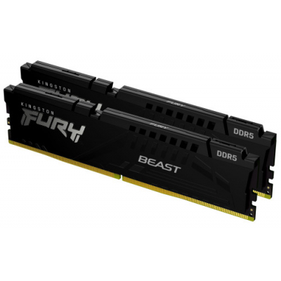 MEMORIA KINGSTON 32GB KIT2 6000MT/S DDR5 CL36 FURY BEAST BLACK EXPO - KF560C36BBE2K2-32