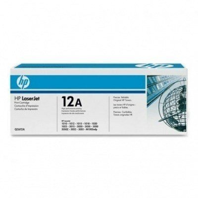 HP Q2612A Negro Pack de 2 Cartuchos de Toner Originales - 12A