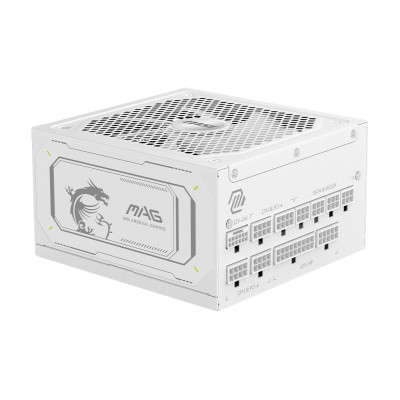 MAG A1000GL PCIE5 WHITE unidad de fuente de alimentación 1000 W 24-pin ATX ATX Blanco