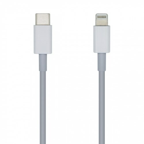 AISENS - CABLE USB 2.0 USB-C A LIGHTNING PD 2A, LIGHTNING/M-USB-C/M, B