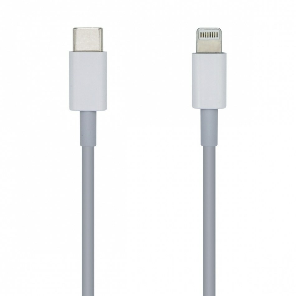 AISENS - CABLE USB 2.0 USB-C A LIGHTNING PD 2A, LIGHTNING/M-USB-C/M, B