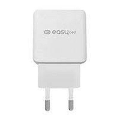 Cargador viaje sbs easycell 1 x usb blanco