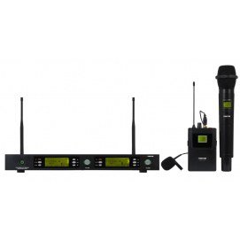 Sistema de microfonía inalámbrica UHF 2 canales Fonestar MSH-898-512