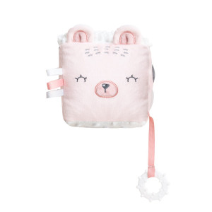 Cubo de peluche Bear with me Rosa