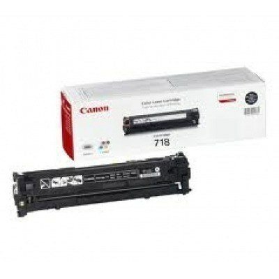 Toner canon 718bk 3.400 paginas lbp - 7200cdn serie - mf8300