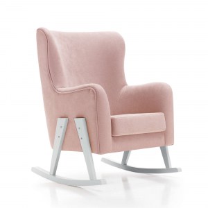 Sillón de lactancia tapizado en tela · GLAM Flamingo · Alondra