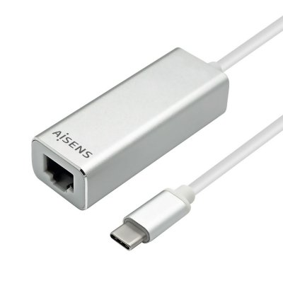 Adaptador USB Tipo-C - RJ45 Aisens A109-0341 1000Mbps
