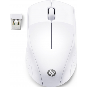 Ratón HP 220S inalámbrico blanco