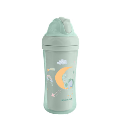 Vasito de PP con pajita de silicona 220ml Moony me Menta