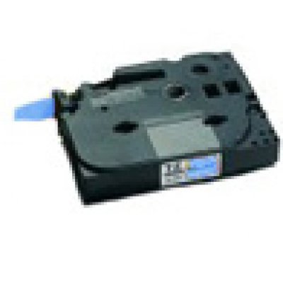 Blue on White Gloss Laminated Tape, 12mm cinta para impresora de etiquetas TZ