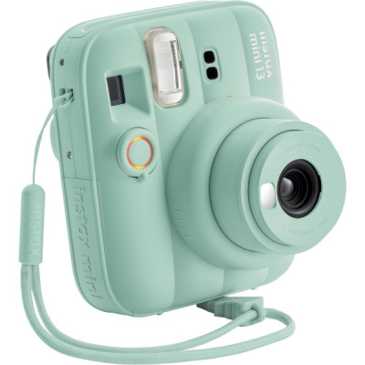 Cámara instantánea Fujifilm Instax Mini 13 - Exposición automática - Flash auto - Espejo para selfies - Lagoon Green