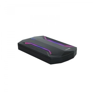 TooQ TQE-2599RGB caja para disco duro externo Carcasa de disco duro/SSD Negro 2.5\1