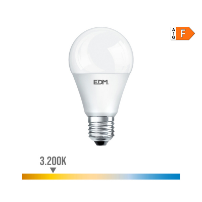 Bombilla standard led e27 7 w 600 lm 3200 k luz calida ø6 x 10,8 cm