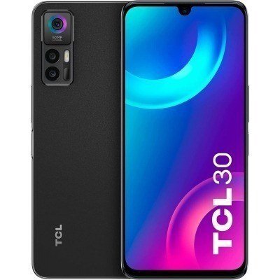 Smartphone TCL 30, Pantalla AMOLED FHD+ de 6,7'', 4 GB / 64 GB, Negro