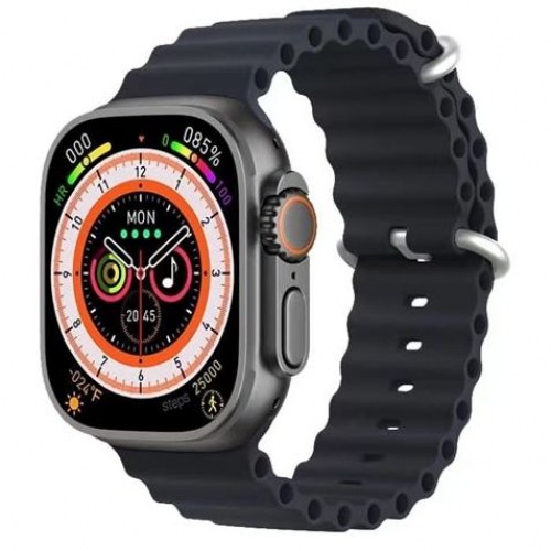 XO M8 Reloj Smartwatch Pantalla IPS 1.91 - Autonomia hasta 5 Dias - Llamadas Bluetooth - Resistencia IP67 - Color Negro