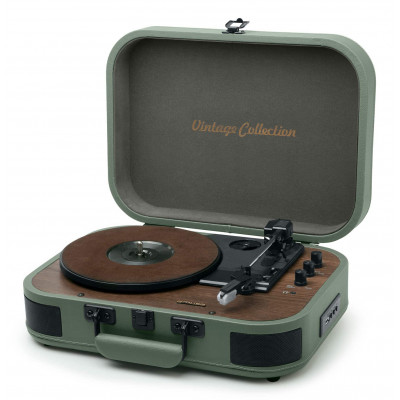 MT-207 PGR tocadisco Tocadiscos de tracción directa Verde Automático