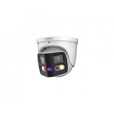 (DH-IPC-PDW3849P-A180-E2-AS-PV-0280B) DAHUA CÁMARA IP DOMO PANORÁMICA TIOC DUO WDR WIZSENSE 2X4MP LED IR & LUZ CÁLIDA IP67 ALARMA SONIDO / LUZ AZUL&ROJA 2.8MM POE