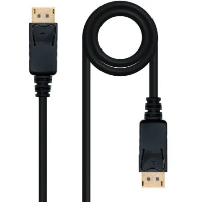 Cable Displayport 1.2 4K Nanocable 10.15.2310/ Displayport Macho - Displayport Macho/ 10m/ Negro