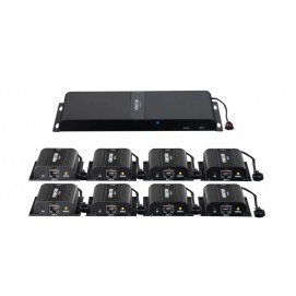 Distribuidor extensión HDMI 1 x 8 por cable Cat 6 Fonestar FO-15CAT8E