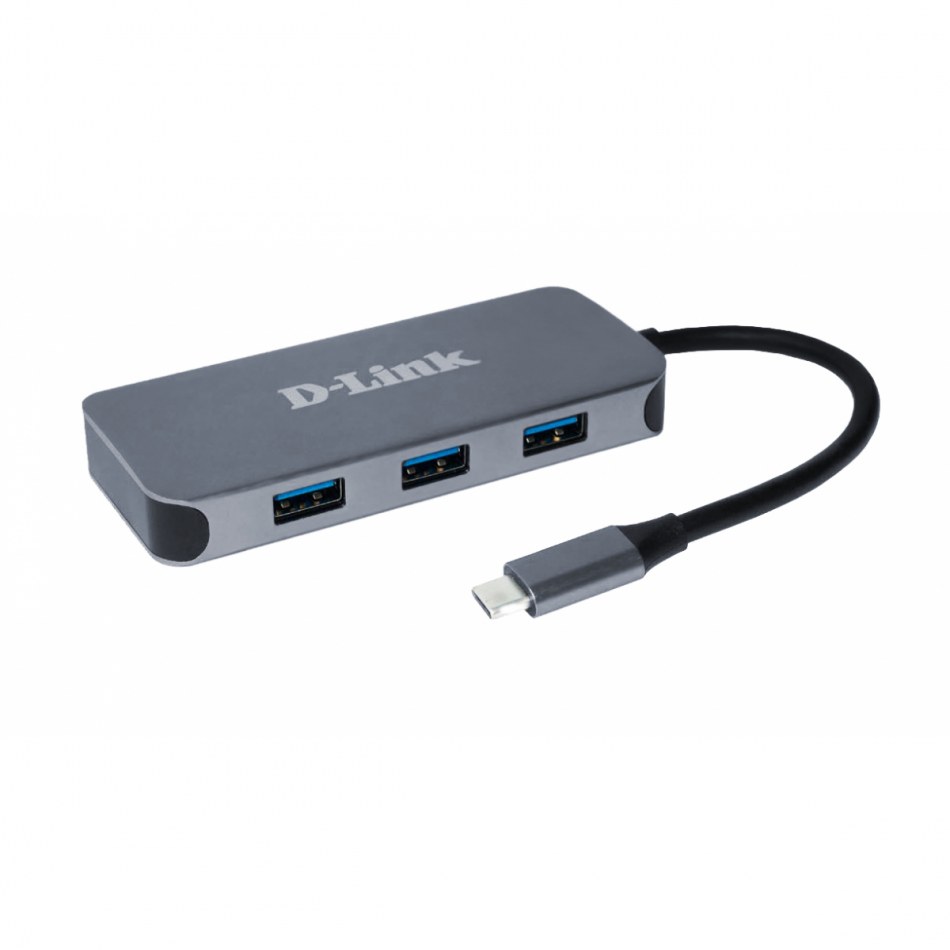 D-link DUB-2335 Hub USB-C 6 en 1 con HDMI/Carga (60W)/3 puertos USB 3-0/Gigabit Ethernet LAN