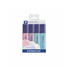 Staedtler 364 C marcador 4 pieza(s) Azul claro, Menta, Rosa, Violeta