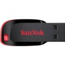 MEMORIA SANDISK 16GB USB 2.0 CRUZER BLADE Z50 NEGRO C/ROJO
