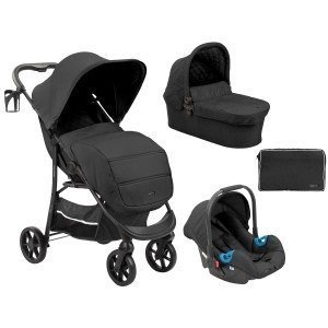Carrito de bebé 3en1 Selina Negro 2023