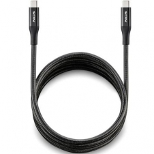 Cable USB 4.0 Tipo-C NGS KNOT/ USB Tipo-C Macho - USB Tipo-C Macho/ Hasta 240W/ 40Gbps/ 2m/ Negro