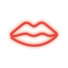 Lampara forever neon led lips red