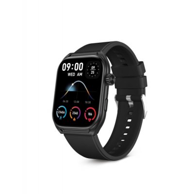 Ksix Urban Move Smartwatch - Pantalla AMOLED 2,06 AMOLED - Autonomia Hasta 5 Dias - Modos Deporte y Salud, Llamadas, Asistentes de voz - IP67 - Color Negro