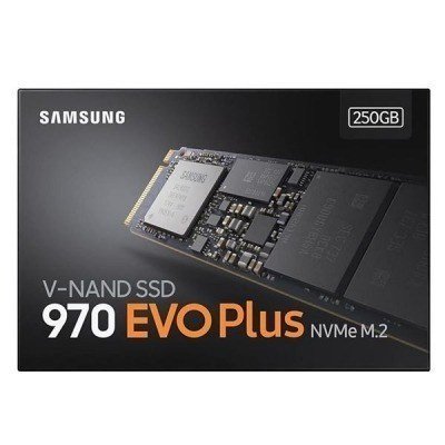 M.2 250GB Samsung 970 EVO plus NVMe PCIe 3.0 x 4 1.3 Phoenix Controller retail