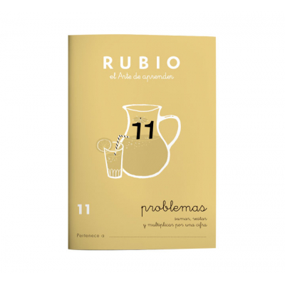 CUADERNO RUBIO A5 OPERAC.y PROBLEMAS 11 - Pack de 10 unidades