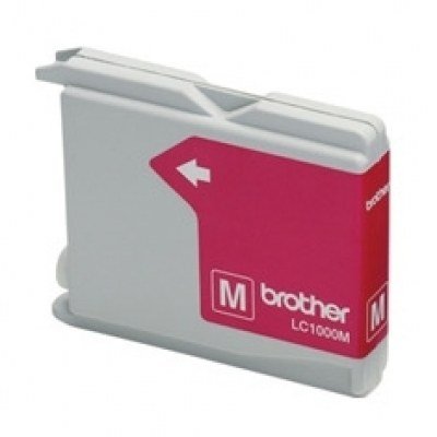 Cartucho tinta brother lc1000m magenta 400 paginas fax 1360 - 1560 - mfc - 3360c - mfc - 5860cn - dcp - 350c