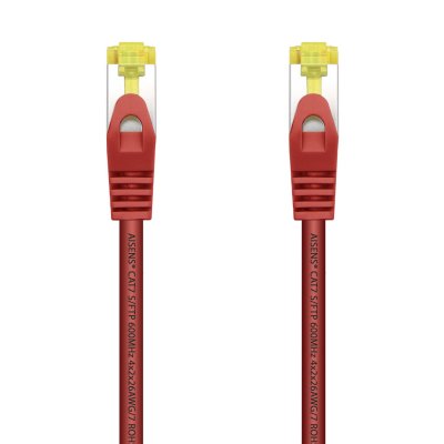 Cable de Red RJ45 FTP Aisens A146-0468 Cat.7/ 25cm/ Rojo