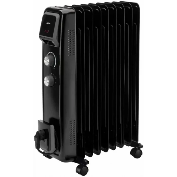 Radiador de aceite Jata JCRA2392, 2.000 W, 9 elementos, 3 potencias, termostato regulable, negro - imagen 3