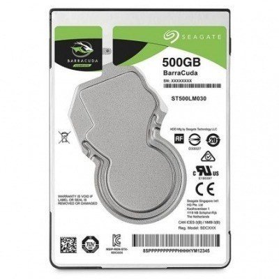 DISCO DURO INTERNO SEAGATE ST500LM030 - 500GB - 2.5/6.35CM - SATA III - 5400RPM - 7MM