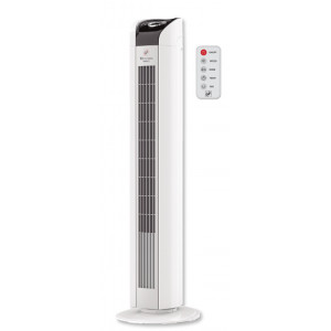 Ventilador de torre SP ARTIC WIND TOWER E, 45W, 81,cm, con mando a distancia, blanco