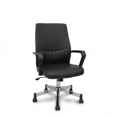 Piqueras y Crespo Sillón confidente Opti520CB basculante similpiel negro